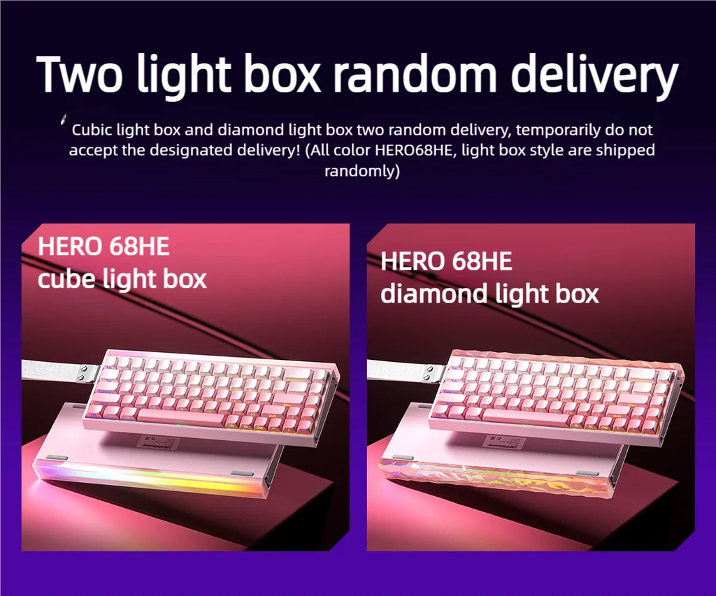 Magnetic Switch Keyboard RGB Gaming Mechanical Keyboard Rapid Trigger 8K Return Wired Esports Custom Keyboard by AULA HERO 68HE
