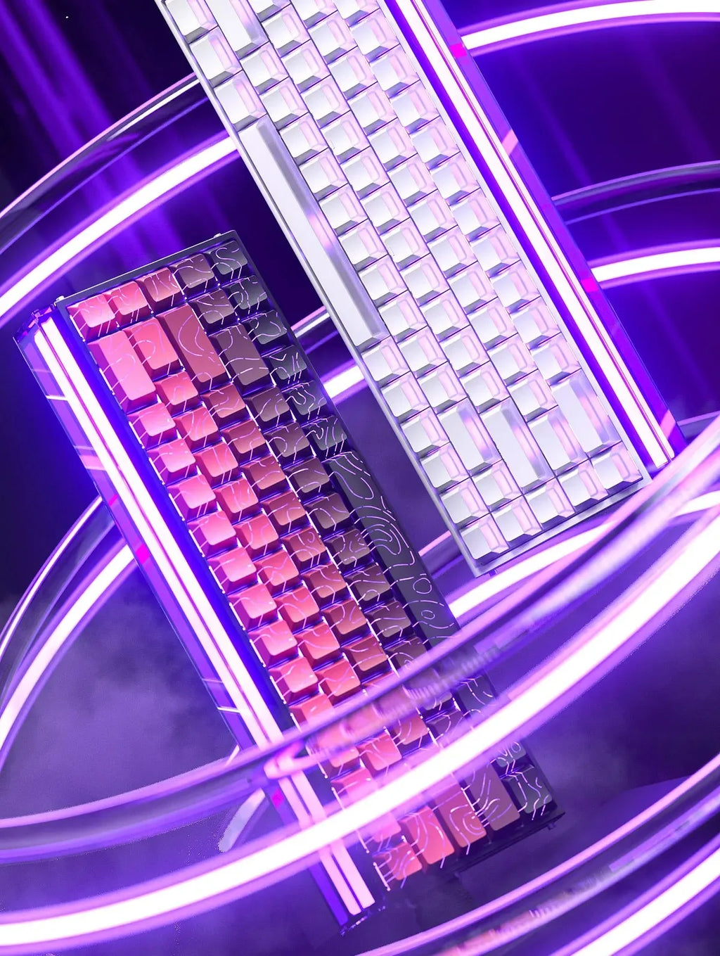 Magnetic Switch Keyboard RGB Gaming Mechanical Keyboard Rapid Trigger 8K Return Wired Esports Custom Keyboard by AULA HERO 68HE